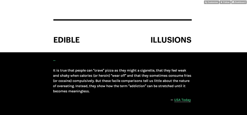 Edible Illusions